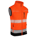 Beeswift Deltic Two-tone Hi-vis Softshell Bodywarmer