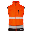 Beeswift Deltic Two-tone Hi-vis Softshell Bodywarmer
