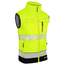 Beeswift Deltic Two-tone Hi-vis Softshell Bodywarmer
