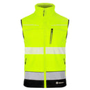 Beeswift Deltic Two-tone Hi-vis Softshell Bodywarmer
