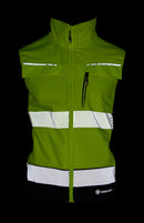 Beeswift Deltic Two-tone Hi-vis Softshell Bodywarmer