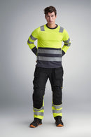 6233 AllroundWork, Hi-Vis Work Trousers - Del Workwear