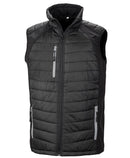 Black Compass Padded Softshell Gilet R238X - Del Workwear
