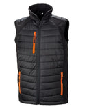 Black Compass Padded Softshell Gilet R238X - Del Workwear