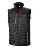Black Compass Padded Softshell Gilet R238X - Del Workwear