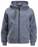 7508 Junior Logo Full Zip Hoodie - Del Workwear
