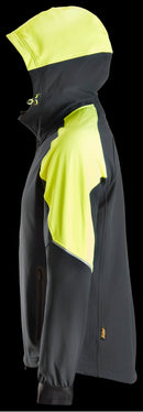 8025 FlexiWork, Neon Full Zip Hoodie - Del Workwear