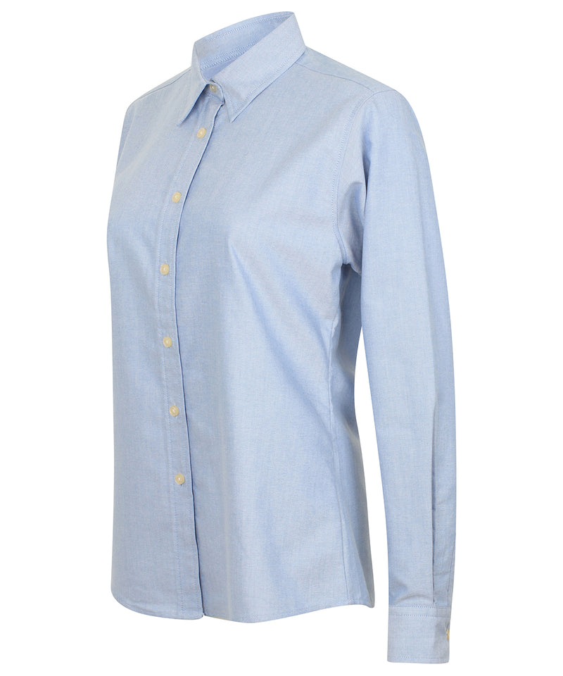 Women's Classic Long Sleeve Oxford Shirt HB511 - Del Workwear