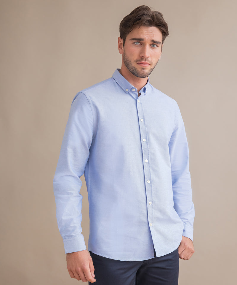 Modern Long Sleeve Oxford Shirt HB512 - Del Workwear