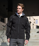 Hooded Softshell Jacket R118A - Del Workwear