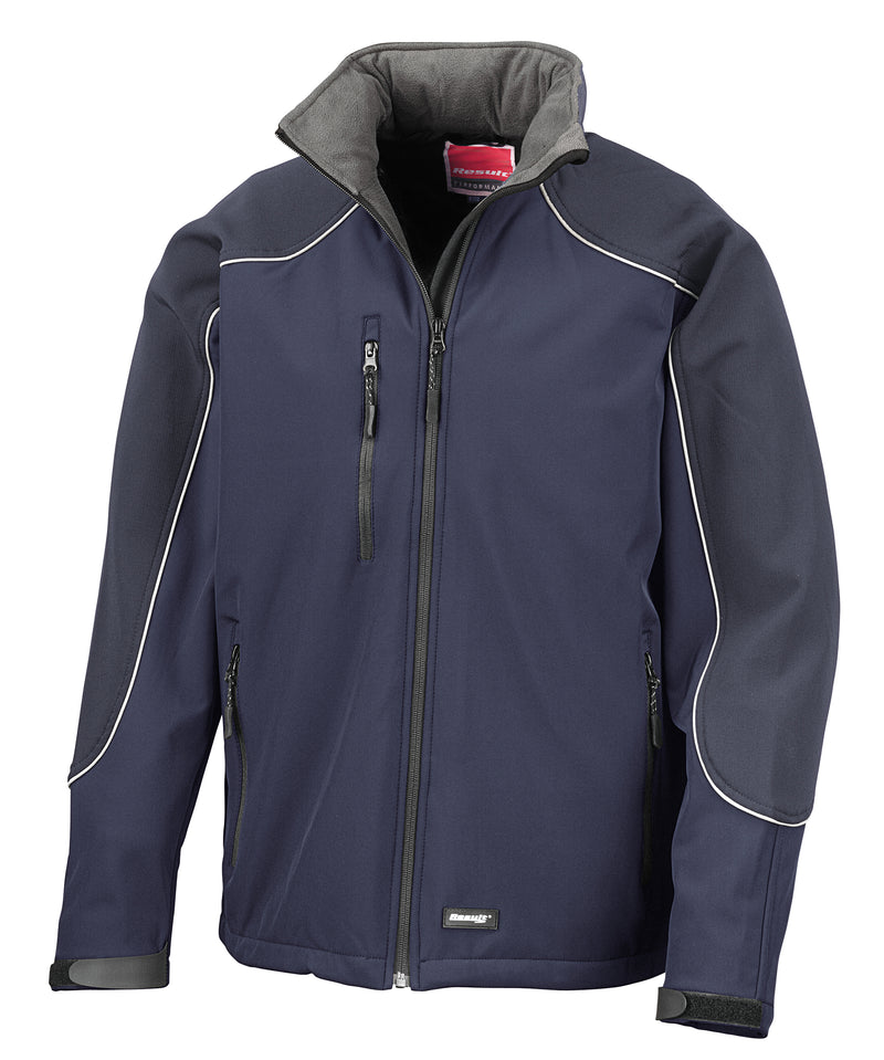 Hooded Softshell Jacket R118A - Del Workwear