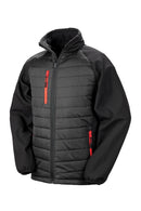 Black Compass Padded Softshell Jacket R237X - Del Workwear