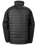 Black Compass Padded Softshell Jacket R237X - Del Workwear