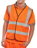 Beseen Hi-Vis Vest - Del Workwear