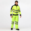 Hi-Vis Pro 3 Layer Softshell TRA625 - Del Workwear